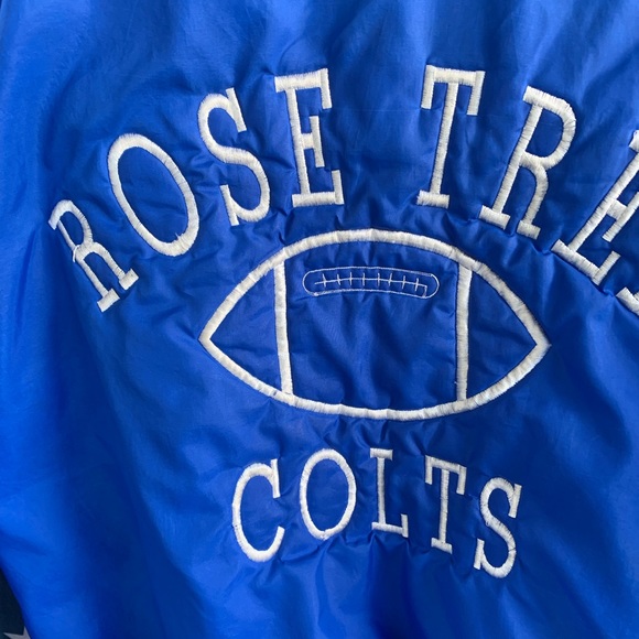 Vintage 70s-80s Indianapolis Colts Rose Tree Lightweight Bomber jacket Size M - Picture 4 of 9
